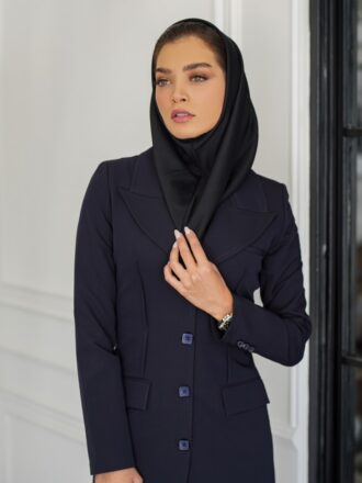 مقنعه ساده کرپ
