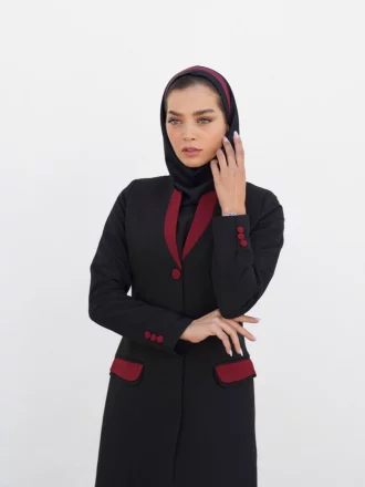 مدل یقه زرشکی