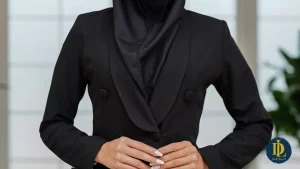 ست کردن مانتو اداری با مقنعه فرم